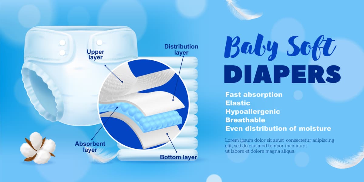 GentleCare Diaper Pack (40)