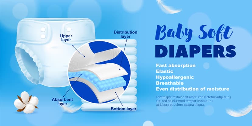 GentleCare Diaper Pack (40)